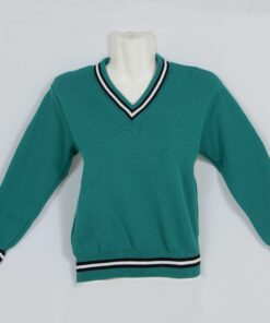 Jade / Black / White / Black 3 Stripe School Jersey