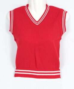 Red/White School Pullover