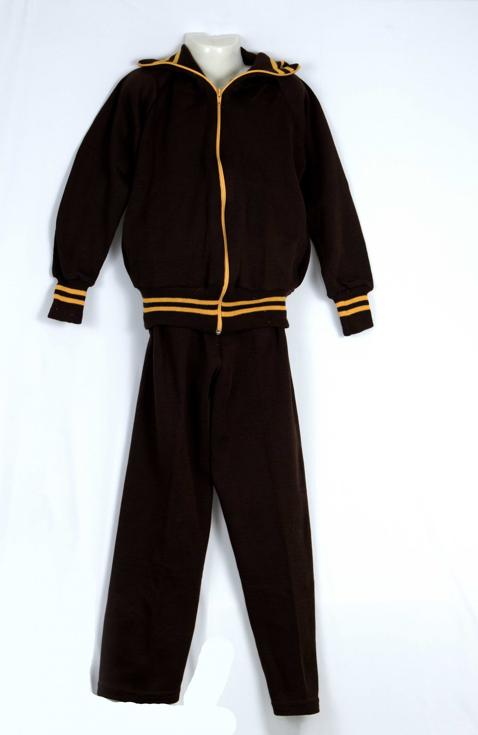 Brown/Gold School Tracksuit - Suliman Jooma & Son