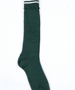 Green / White School Socks