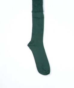Plain Green School Socks