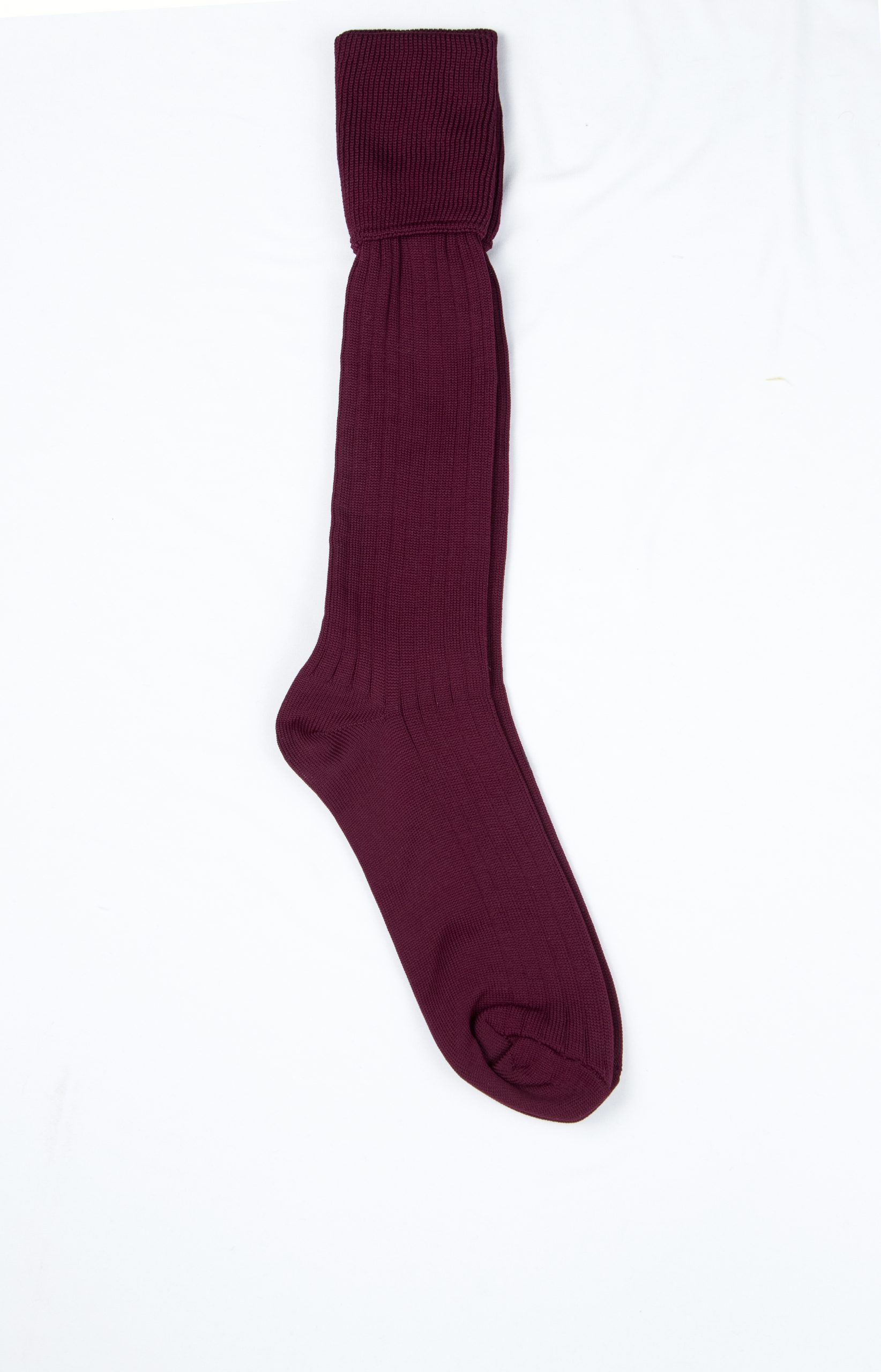 Plain Maroon School Socks Suliman Jooma & Son