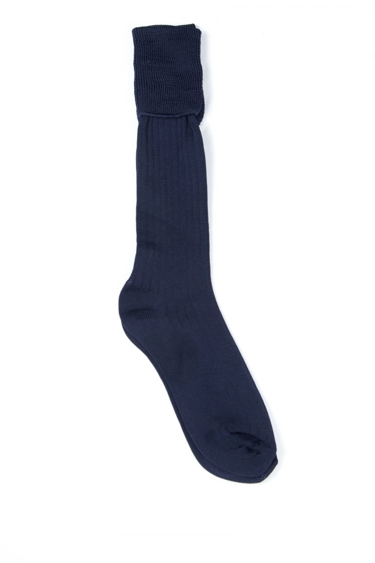 Plain Navy Blue School Socks Suliman Jooma & Son