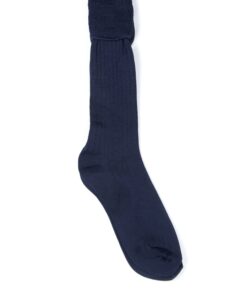 Plain Navy Blue School Socks