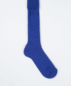 Plain Royal Blue School Socks