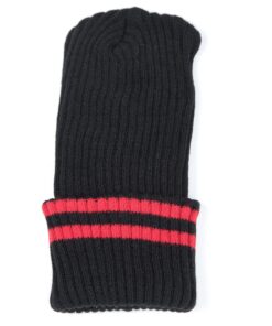 Black / Red School Beanie