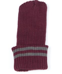 Maroon / Grey School Beanie