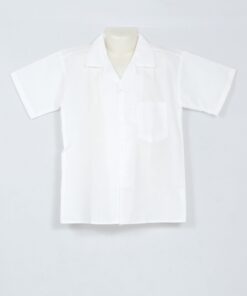 White Short Sleeve School Shirt